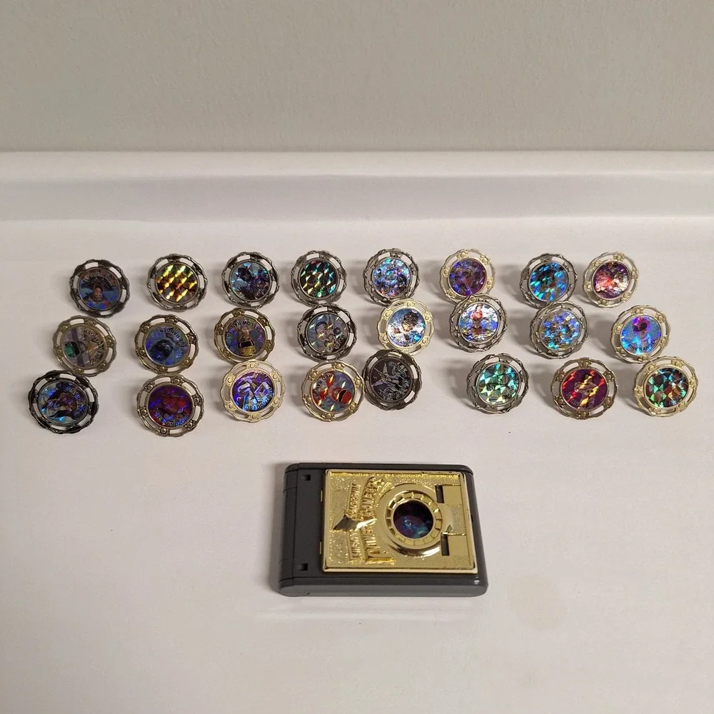 Vintage Mighty Morphin' Power Rangers Morpher Coins Lot Untested Battery Clean‎